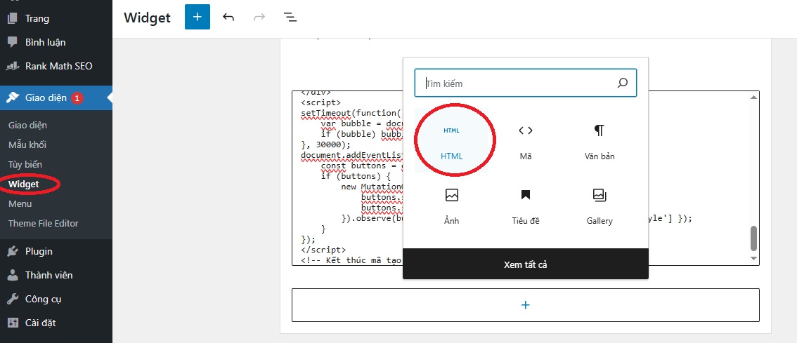 tạo nút gọi điện, chat cho wordpress