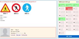 4 website thi thử lý thuyết lái xe
